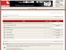 Tablet Screenshot of forum.xenon-forte.si